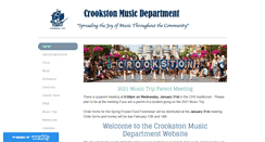 Desktop Screenshot of crookstonmusic.org