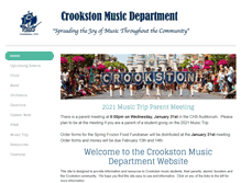 Tablet Screenshot of crookstonmusic.org